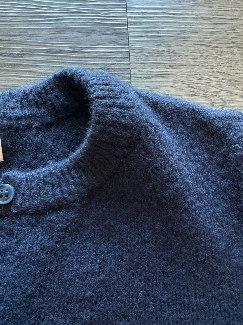 H&M Knit Cardigan Navy Blue - Picture 3 of 3